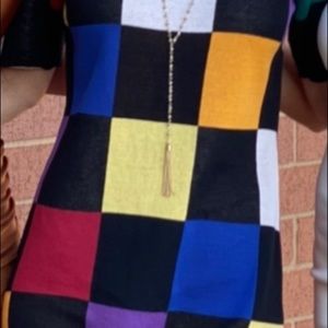 Staud Omar’s Rainbow Check dress - Medium